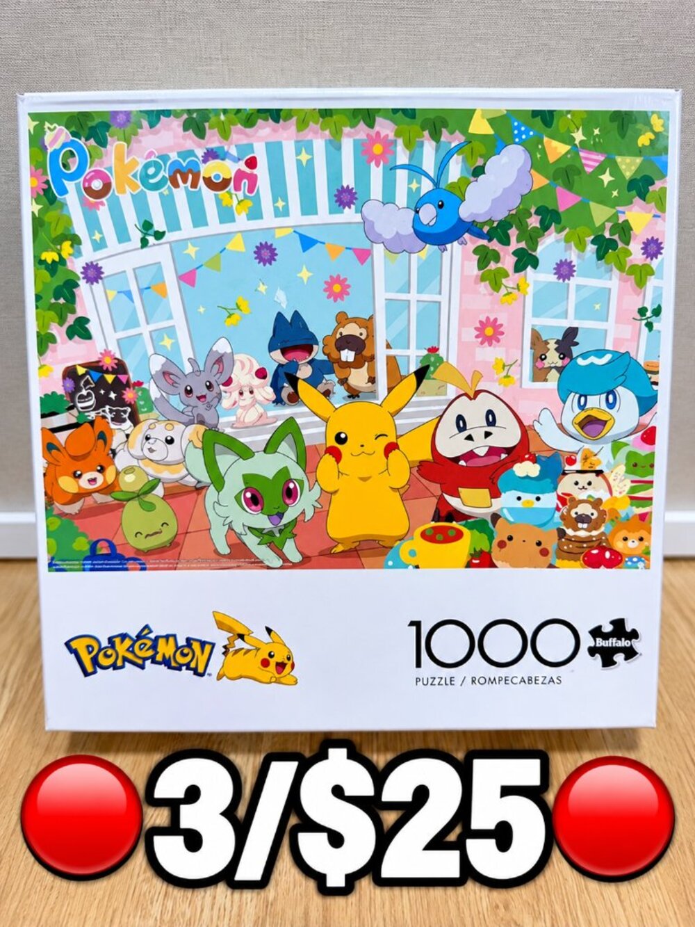 Buffalo Games Pokemon 1000 Piece Jigsaw Puzzle 🔴3/$25🔴